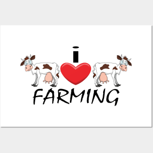 I Heart Farming Posters and Art